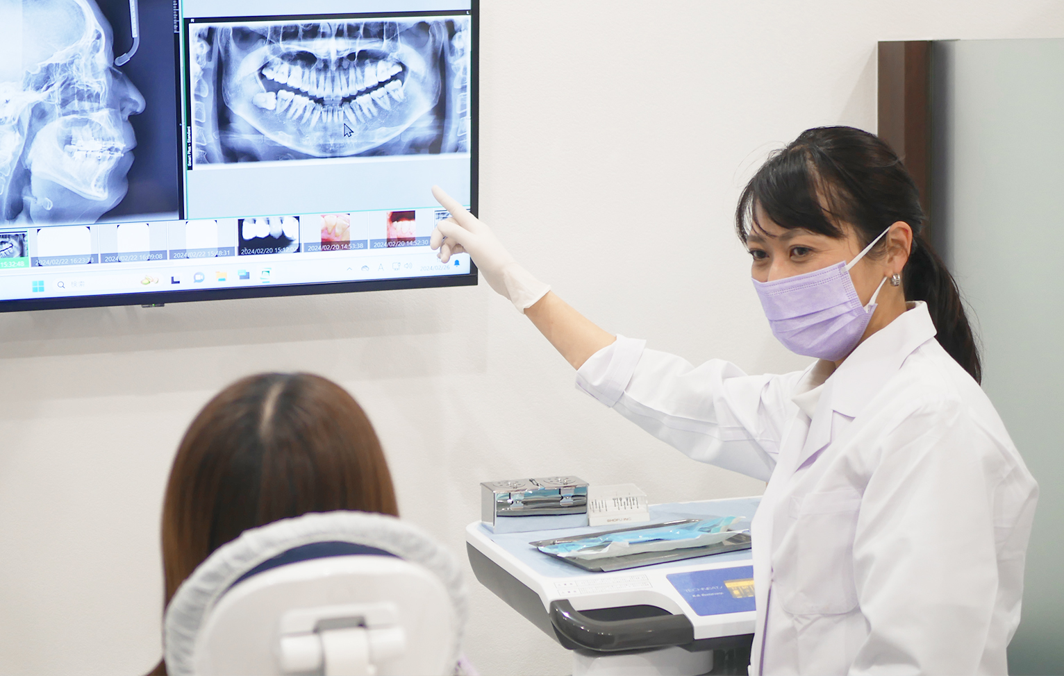 特徴03_女性歯科医師による細かやな対応